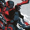 Robocop Illustration Poster Paint by numbers