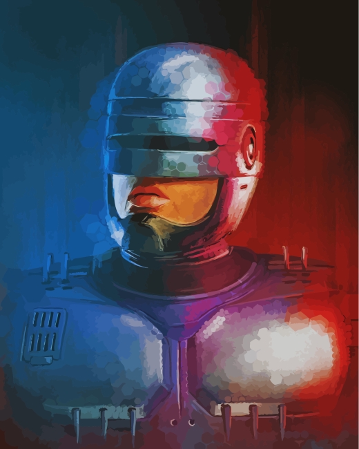 Robocop Paint by numbers