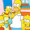The Simpsons Family Paint by numbers