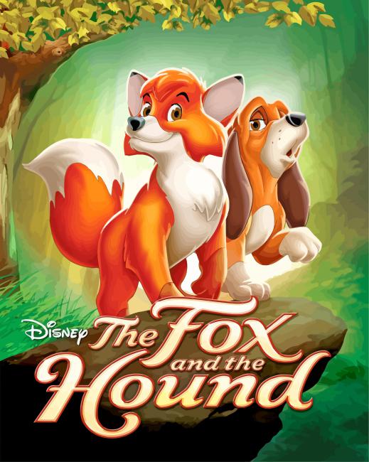 Fox And Hound Walt Disney Paint By Numbers