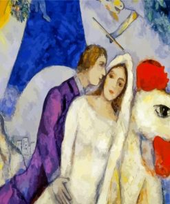 Abstract Couple Marc Chagall