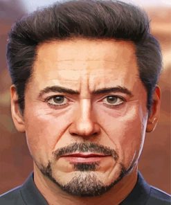 cool-Tony-Stark-paint-by-numbers