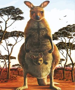 eastern-kangaroo-paint-by-numbers