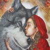 Little Red Riding Hood Paint by numbers