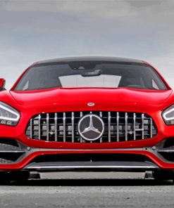 red-mercedes-amg-paint-by-numbers