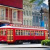 red-new-orlean-tram-paint-by-number