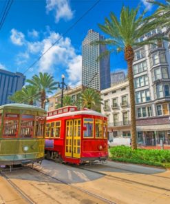 trams-in-new-orleans-paint-by-number