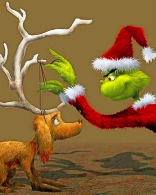 How The Grinch Stole Christmas paint by numbers