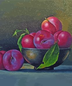 Still Life Plums paint by number