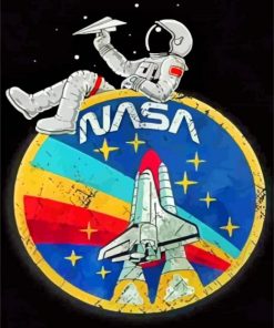 Nasa Space Man paint by numbers
