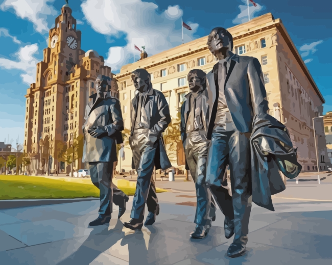 Beatles Liverpool paint by numbers