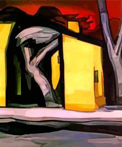 A Situation In Yellow By Oscar Bluemner Paint By Number
