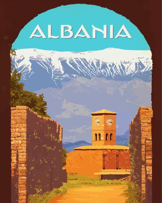 Albania Arche Poster Paint By Numbers
