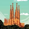 Barcelona Gaudi Sagrada Paint By Numbers