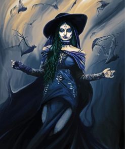 The Bat Witch Paint By Numbers