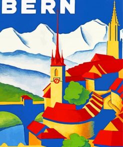 Bern Poster Paint By Numbers