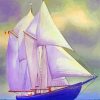Bluenose Sailing In The Ocean Paint By Number