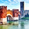 Castel Vecchio Bridge Verona Paint By Numbers