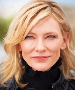 Cate Blanchett Actress paint by number