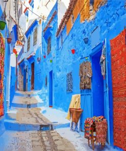 Chefchaouen The Blue City paint by number