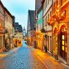 Christmas Vibe In Bavarian Town Paint By Numbers