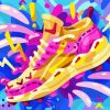 Colorful Sneakers Paint By Number