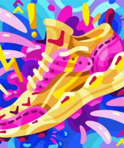 Colorful Sneakers Paint By Number