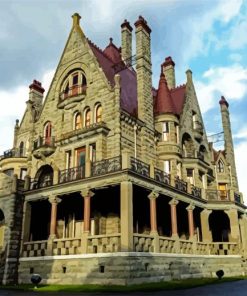 Craigdarroch Castle Canada paint by number