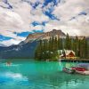 Emerald Lake Canada paint by number