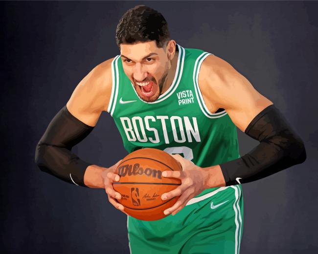 Enes Kanter Celtic Paint By Number