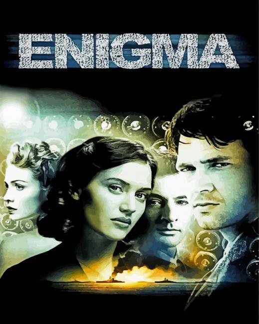 Enigma Movie Poster Paint By Numbers