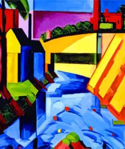 Evening Tones By Oscar Florianus Bluemner Paint By Number