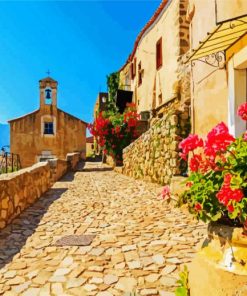 France Corsica Ancient Streets Paint By Numbers