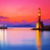 Lighthouse Of Chania paint by number