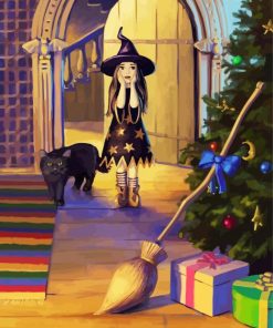 Little Witch Paint By Numbers