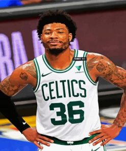 Marcus Smart Celtics paint by number