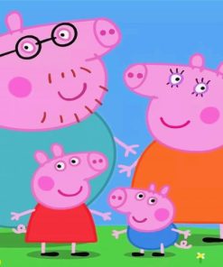 Peppa Family Paint By Number