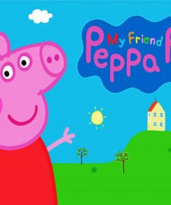 Peppa Pig Cartoon Paint By Number