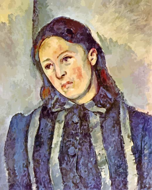 Madame Cézanne With Loosened Hair Paint By Number