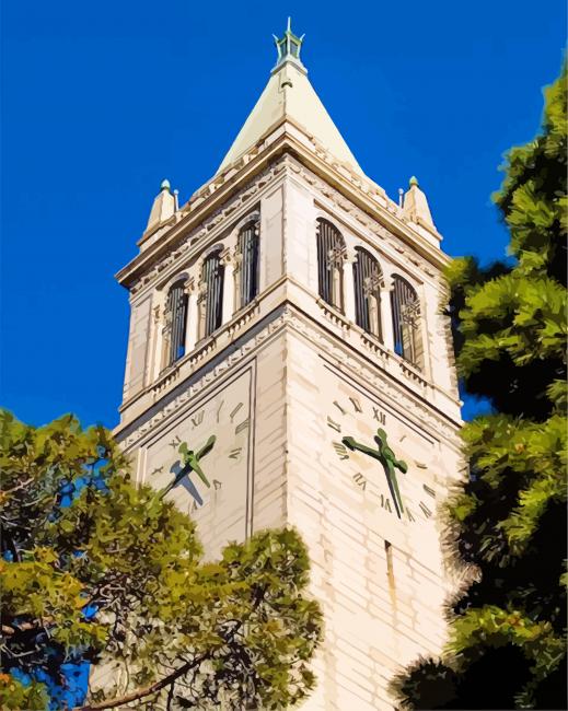 Sather Tower University Of California Berkeley Paint By Numbers