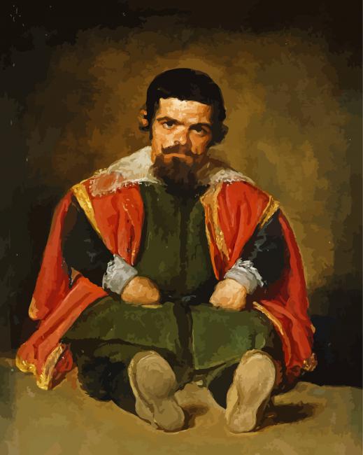 Sebastian De Morra By Velazquez Paint By Numbers