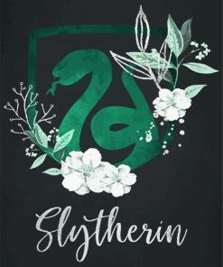 Slytherin of Hogwarts School Paint By Number