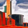 Somber And Hard By Oscar Bluemner Paint By Number