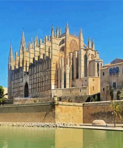 Spain Palma Santa Maria Cathedral Paint By Number