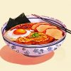 Spicy Ramen Paint By Number