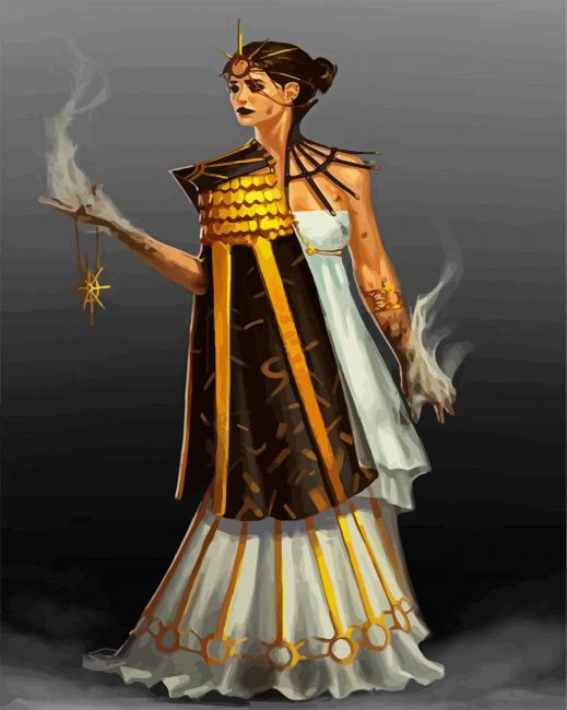 Sun priestess Paint By Number