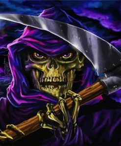 The Grim Reaper Paint By Numbers