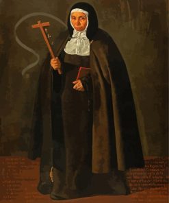 The Nun Jerónima De La Fuente By Velazquez Paint By Numbers