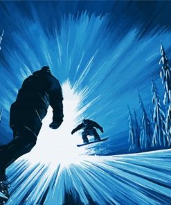The Snowboarders Paint By Number