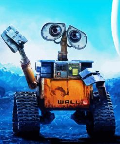 Walle In Space Planet Paint By Numbers